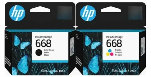 Cartucho HP  668  NEGRO